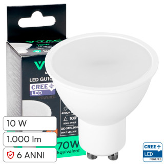 Faretto LED GU10 10W PAR16 SMD Chip CREE V-Tac