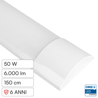 Tubo LED Prismatico 50W 150cm SMD Chip CREE V-Tac