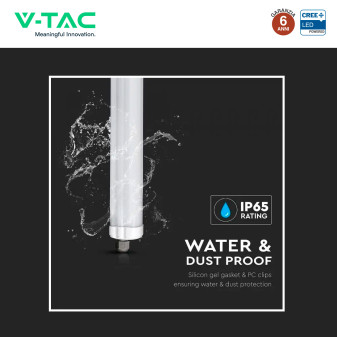 Plafoniera Tubo LED Linkabile 36W 120cm SMD CREE IP65