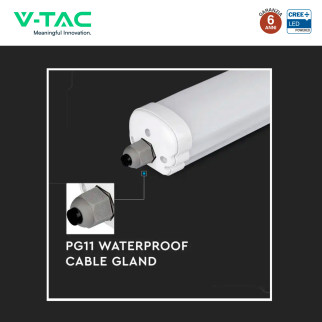 Plafoniera Tubo LED Linkabile 48W 150cm SMD CREE IP65