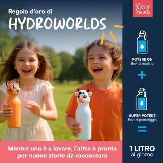 CapsHero Borraccia Termica Bambini Senza BPA 520ml Flamingo Fia