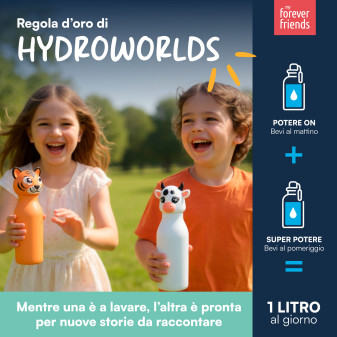 CapsHero Borraccia Termica Bambini 520ml Unicorno Unicorn Una