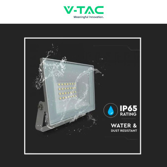 Faro LED 20W SMD IP65 Colore Bianco V-Tac VT-44022