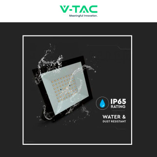 Faro LED 50W SMD IP65 Colore Nero V-Tac VT-44054
