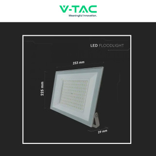 Faro LED 100W SMD IP65 Colore Bianco V-Tac VT-44109