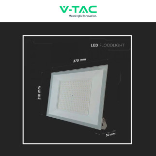 Faro LED 200W SMD IP65 Colore Bianco V-Tac VT-44208