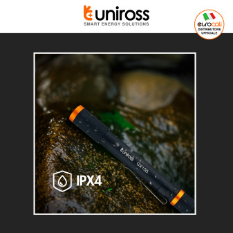 Uniross GX100 Torcia LED 3W Tascabile Multifunzione IPX4