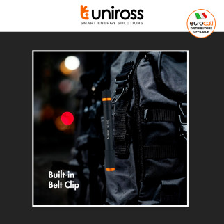 Uniross GX100 Torcia LED 3W Tascabile Multifunzione IPX4