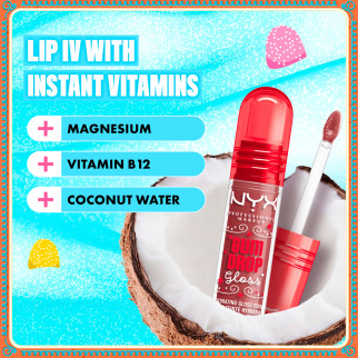 NYX Professional Makeup Holiday Gum Drop Gloss 01 Hydra Honey