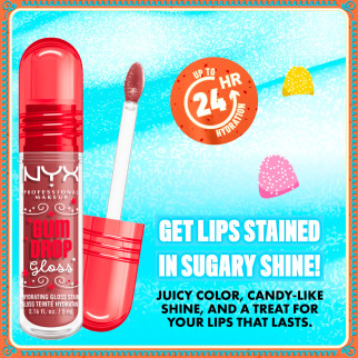 NYX Professional Makeup Holiday Gum Drop Gloss 01 Hydra Honey