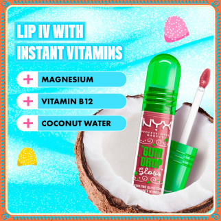 NYX Professional Makeup Holiday Gum Drop Gloss 02 Bubblegum Burst