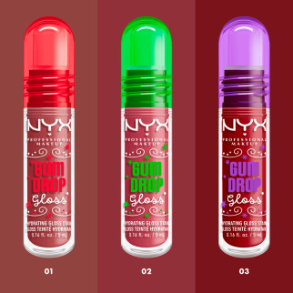 NYX Professional Makeup Holiday Gum Drop Gloss 02 Bubblegum Burst