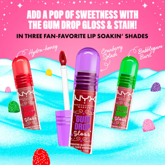 NYX Professional Makeup Holiday Gum Drop Gloss 03 Cranberry Splash