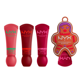 NYX Professional Makeup Holiday Smushy Kit con 3 Balsami Labbra