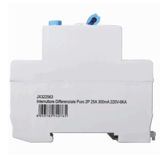 ETTROIT Interruttore Differenziale Puro 2P 25A 300mA 220V-6KA - Mod. JX322563
