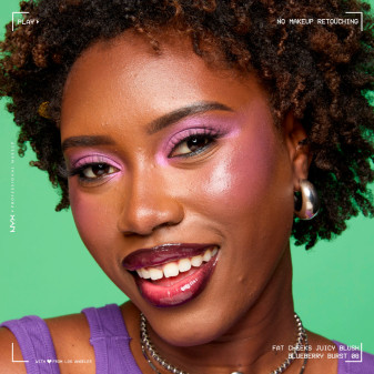 NYX Professional Makeup Fat Cheeks Juicy Blush Liquido 08 Blueberry Burst