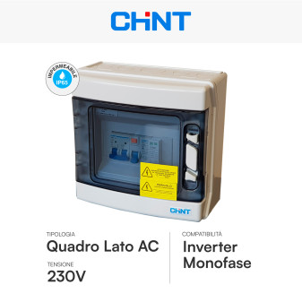 Quadro Elettrico Lato AC 230V IP65 Monofase 6kW Chint