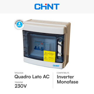 Quadro Elettrico Lato AC 230V IP65 Monofase 6kW Chint