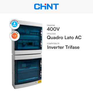 Chint Quadro Elettrico Lato AC Trifase Fino a 20kW 400V IP65 CEI 0-21