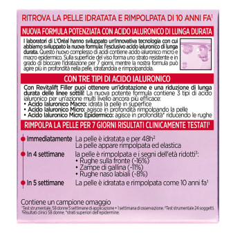 Revitalift Filler Trattamento Rivolumizzante Anti-Rughe L'Oréal Paris