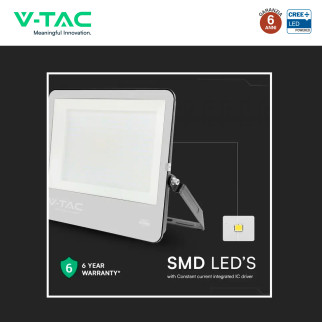 Faro LED 300W SMD Chip CREE IP65 Colore Nero VT-44003