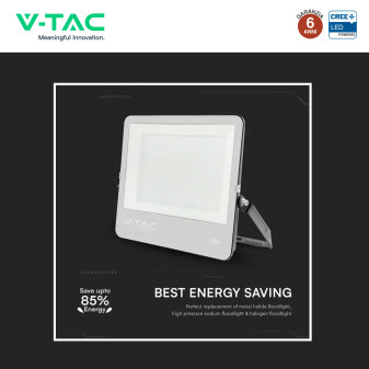 Faro LED 300W SMD Chip CREE IP65 Colore Nero VT-44003