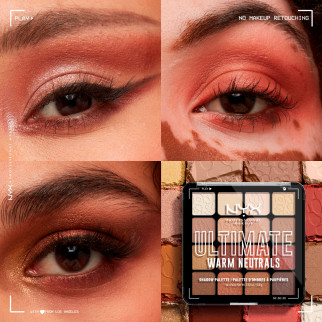 NYX Professional Makeup Ultimate Warm Neutrals Palette 16 Ombretti