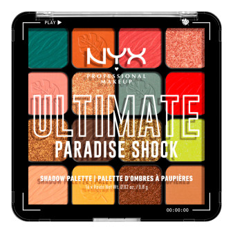 NYX Professional Makeup Ultimate Paradise Shock Palette 16 Ombretti