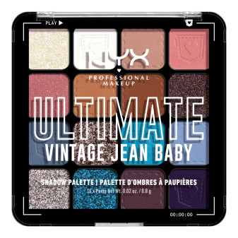 NYX Professional Makeup Ultimate Vintage Jean Baby Palette 16 Ombretti
