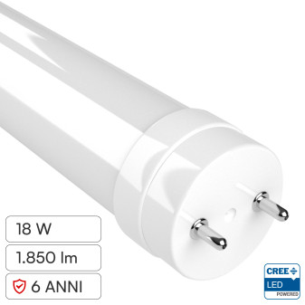 Tubo LED T8 G13 18W SMD CREE Nano-Plastic 120cm con Starter V-Tac