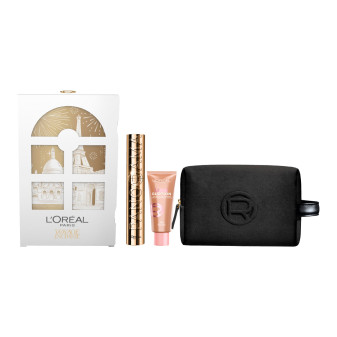 L'Oréal Paris Voyage Enchanté Paradise Set Regalo Natale Mascara Illuminante Pochette