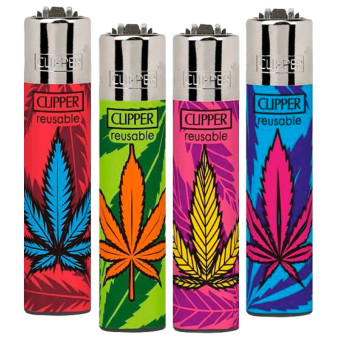 Clipper Micro Accendino a Pietrina Fresh Weed 4 Accendini