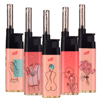 Accendigas Elettronici Line Art Prof Maxi - Serie da 5