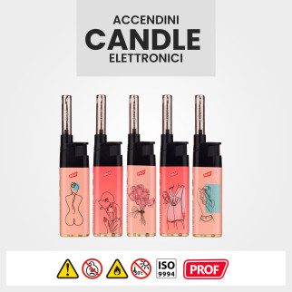 Accendigas Elettronici Line Art Prof Maxi - Serie da 5