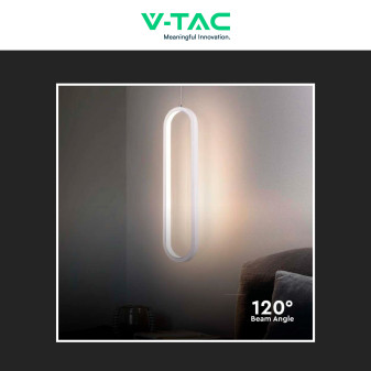 V-Tac VT-7829 Lampadario LED a Sospensione 13W SMD Colore Bianco