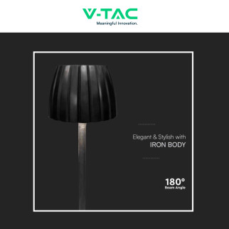 V-Tac VT-7967 Lampada LED SMD da Tavolo 2,7W 3in1 Ricaricabile