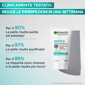 PureActive Salicylic Argilla Anti-Brufoli Trattamento 3in1 Garnier