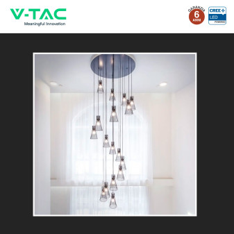 V-Tac VT-270 Lampadina LED E14 6,5W MiniGlobo G45 SMD Chip CREE