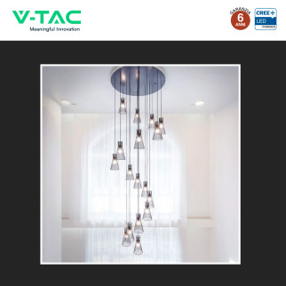 V-Tac VT-270 Lampadina LED E14 6,5W MiniGlobo G45 SMD Chip CREE