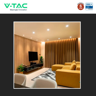 V-Tac VT-247 Lampadina LED GU10 6W Faretto PAR16 Chip CREE