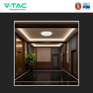 V-Tac VT-13 Plafoniera LED Rotonda 12W SMD Chip CREE