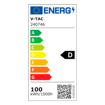 V-Tac VT-91102 Lampada Industriale LED UFO 100W SMD Chip CREE High Bay