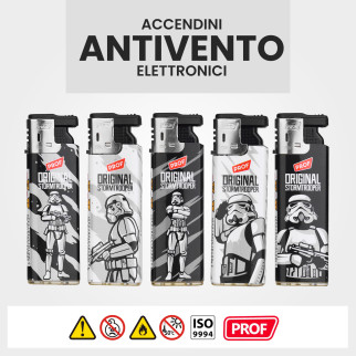 AccendinI Elettronici Stormtrooper Prof Maxi - Serie da 5
