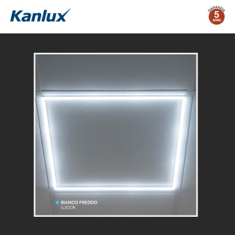 Kanlux AVAR 6060 Plafoniera con Telaio LED Quadrata 32W CCT 3in1