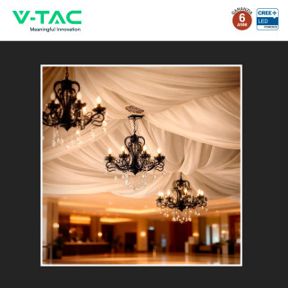 V-Tac Lampadina LED E14 3,7W Candela C37 SMD Opaca