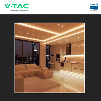 V-TAC Striscia LED Flessibile 8 W/m Monocolore DMS Chip CREE 24V 10m