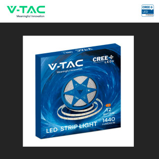 V-TAC Striscia LED Flessibile 12 W/m Monocolore Chip CREE 24V 10m