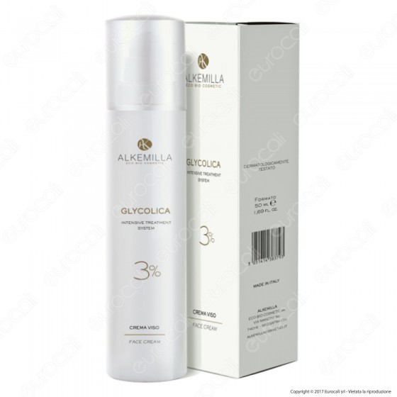 Alkemilla Glycolica Crema Viso 3% Anti-age e Anti-macchie - Flacone Alkemilla Glycolica Crema Viso 3% Anti-age e Anti-macchie - Flacone