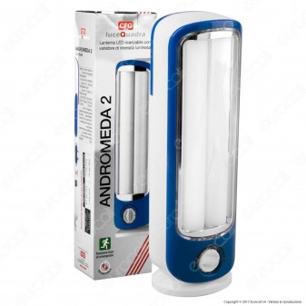 CFG Andromeda2 EL045 Lampada con 2 Tubi LED Anti Black Out