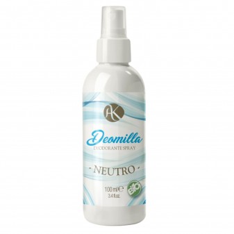 Alkemilla Deomilla Neutro Bio Deodorante Spray - Flacone da 100ml
